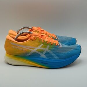 Asics Metaspeed Edge Running Shoes Mens Size 11 Island Blue Orange Pop FF Turbo